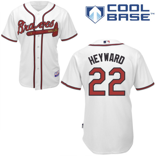 Jason Heyward #22 MLB Jersey-Atlanta Braves Men's Authentic Home White Cool Base Baseball Jersey